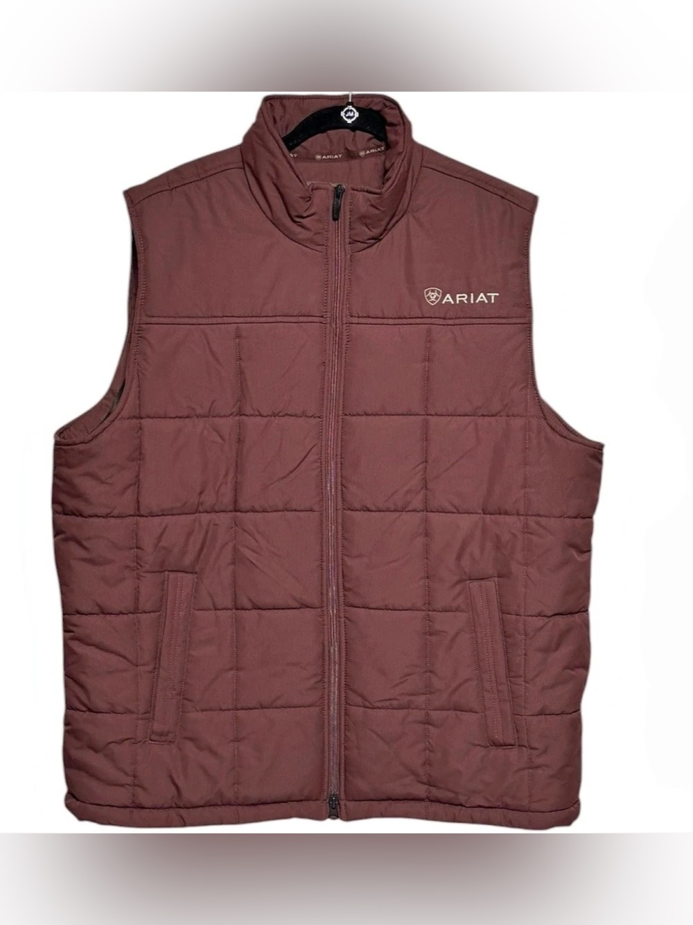 Ariat Mens Insulated Crius Vest Conceal Carry Mahogany Full Zip Great Condition